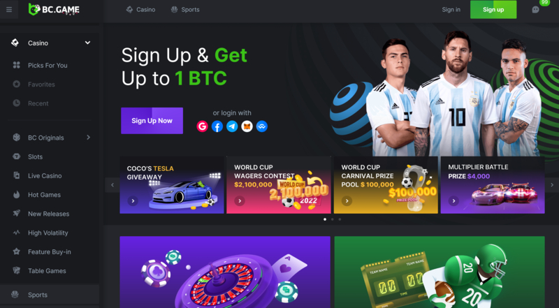 Experience the Future of Gaming with BC Game Official